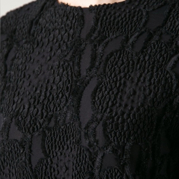 Black Textured Dress - Picture 3 of 3